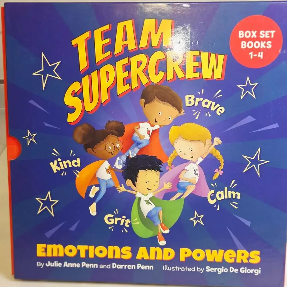 Team Supercrew Emotions and Powers 4-Book Box Set (Books 1-4) by Julie Anne and